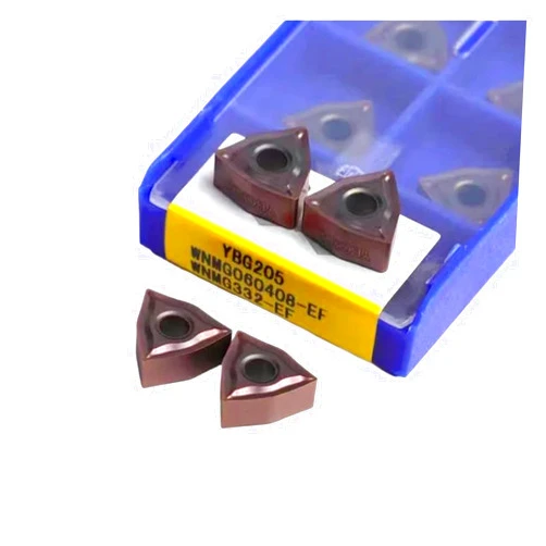 OSSIL Indexable Carbide Turning Blade Carbide WNMG060408 EF YBG205 External Turning Tools WNMG Lathe Cutter Tool