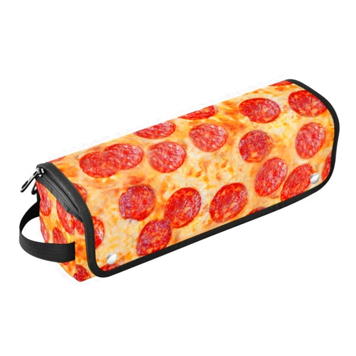 KLL 2-in-1 Curling Iron Travel Case Hair Tools Organizer Storage Bag Travel Essentials for Women for Straigheners, Curling Iron, Hair Dryer, Pizza Pepperoni Visit My Page