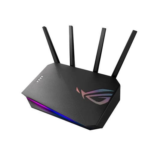 ASUS ROG Strix AX5400 WiFi 6 Gaming Router (GS-AX5400) - Dedicated Gaming Port, VPN Fusion, Lifetime Free Internet Security, Instant Guard, AiMesh, Adaptive QoS, Port Forwarding, Aura RGB AX5400 | ROG Strix Router