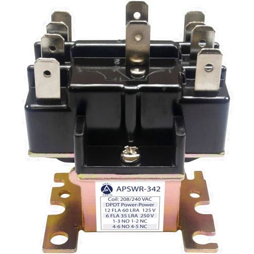 AP APPLI PARTS Appli Parts APSWR-342 90-342, 208-240 VAC Coil, General Purpose Switching Relay,DPDT, for HVAC applications and other general electrical installations Replaces APSR-342