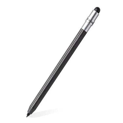 STAEDTLER Noris Digital Mini 180M 22, 2-in-1 Stylus Pen for Digital Writing and Drawing on EMR and Capacitive Touchscreens (Round Shape, Includes 5 EMR Replacement Tips and Tool)