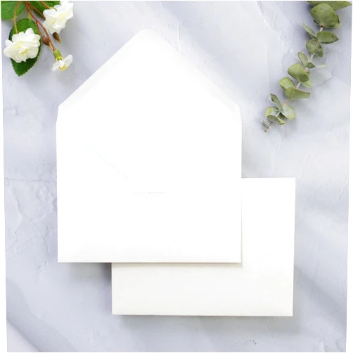 PONATIA 50 Pack A1 Envelopes, 3.62 x 5.2'' Ivory Envelopes Perfect for Weddings Cards, RSVP Cards, Response Cards, Baby Showers, Thank You Notes, Photos and any 3.5x5