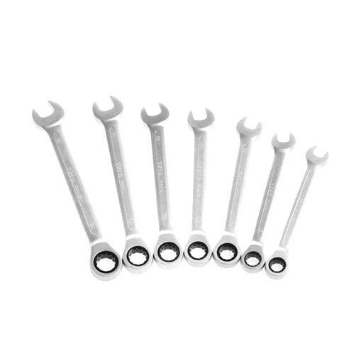 LINFFSTR 6mm-16mm Reversible Ratchet Wrench Socket Spanner Nut Tool Car Motorcycle Repair Tools Ratchet Wrench Spanners Reversible Ratchet Wrench Ratcheting (Color : 7mm)