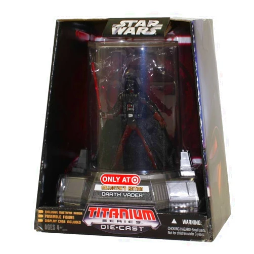 STAR WARS Galoob MicroMachines Target Exclusive Titanium Die-cast Darth Vader