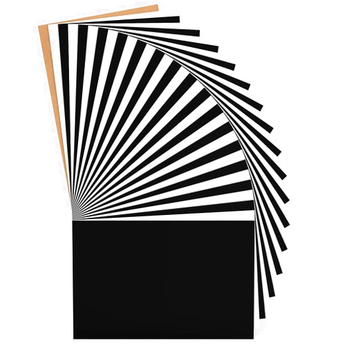 YUITCE Black And White Heat Transfer Vinyl Bundle 33 Pack 12