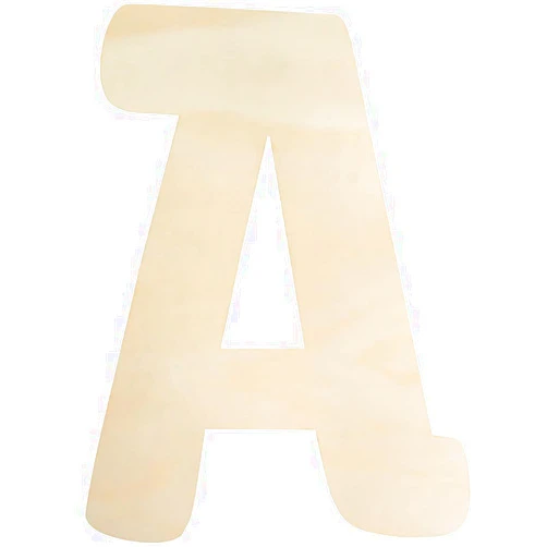 Longan Craft Wooden Letters A Large Wooden Letters 12 Inch Unfinished Wood Letters for Wall Decor Crafts Blank Big Alphabet Board Painting Hanging Home Baby Nursery Wedding Party Room Name Sign DIY Decoration