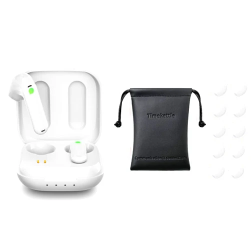 Timekettle WT2 Edge/W3 Translator Device - Bidirection Simultaneous Translation, Language Translator Device with 40 Languages & 93 Accent Online, Translator Earbuds with Accessory Kit