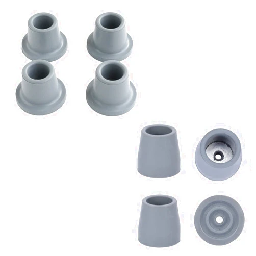 Uponauot Rubber Tips for Shower Chair, Walkers and Commodes 1 1/8'' Shower Chair Rubber Feet Replacement, Walker Feet