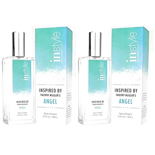Instyle Fragrances | Inspired by Thierry Mugler's Angel | Women’s Eau de Toilette | Vegan and Paraben Free | 3.4 Fluid Ounces (Pack of 2)