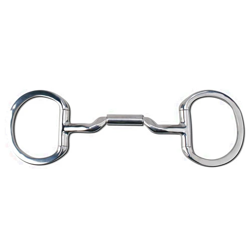 Myler Bits Myler Eggbutt Mullen Low Port Barrel Bit MB 06 6