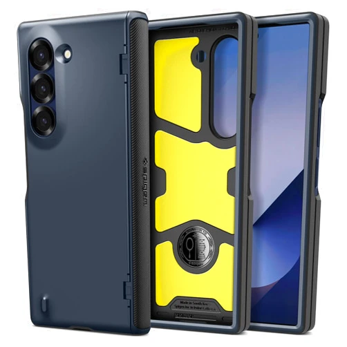 Spigen Slim Armor Pro Designed for Galaxy Z Fold 6 Case (2024) [Hinge Protection] - Metal Slate