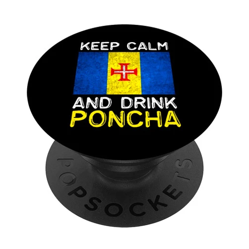 Einzigartige Madeira Portugal Design Keep Calm And Drink Poncha Madeira Portugal PopSockets Swappable PopGrip