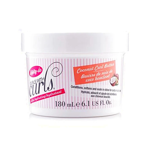 Dippity Do Girls WIth Curls Coconut Curl Butter, 6.1 Oz.