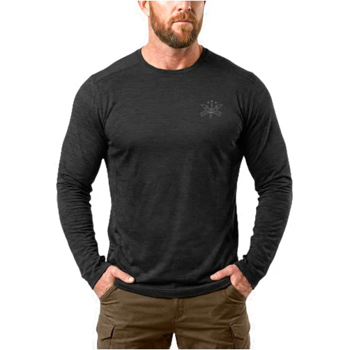 CQR Men's UPF 50+ Sun Protection Long Sleeve Quick Dry Athletic Shirts, Stretch Running Workout Hiking T-Shirts