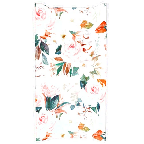 DILIMI Changing Pad Cover, Soft Breathable Fabric Baby Stretchy Diaper Changing Table Pad Cover, Jersey Knit Changing Table Sheets for Boys and Girls, Pink Flower
