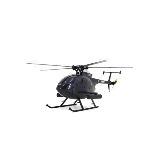 TIKIA RC Helicopter Model with 6-axis Gyro Stabilization, MD500 C189 Simulated Aircraft 2.4G 4CH Single-Rotor Helicopter Model, RC Helicopter RTF for Adults (RTF Version)