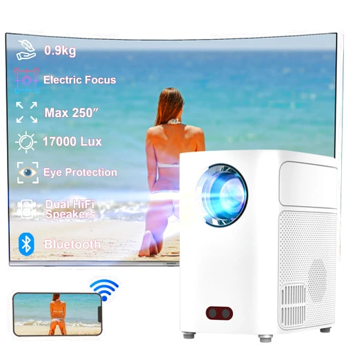 VenirCool Mini Projector, Max 250