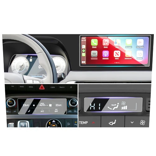 LUWU 4PCS for 2025 2024 Hyundai Palisade Screen Protector Palisade Accessories Palisade Calligraphy Screen Protector Palisade Rear Row Climate Screen Protector PET Plastic Touchscreen Protective Film