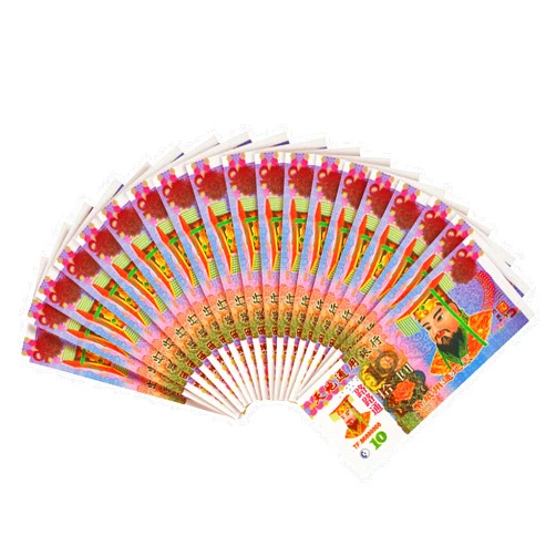 FoDau770 150pcs Ancestor Money, Purple Chinese Joss Paper Money Jade Emperor Hell Bank Notes Sacrificial Offerings for Funerals - Worshiping Ancestor - Wish to Bring Good Fortune