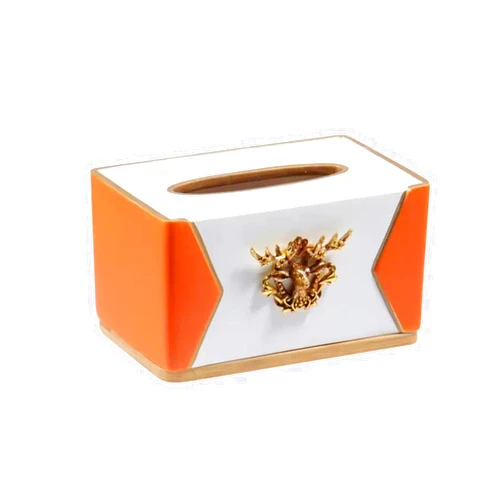 OQPJMYZ Tissue Storage Box Tissue Box Cover Modern Rectangular Art Handmade Tissue Storage Box Living Room Bedroom Office Desktop Tissue Box Holder Napkin Storage Box (Color : G) (E)