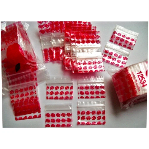 Tiger Bag Printed Zippered Recloseable Z.L.Bags/Baggies 200-1 1/4