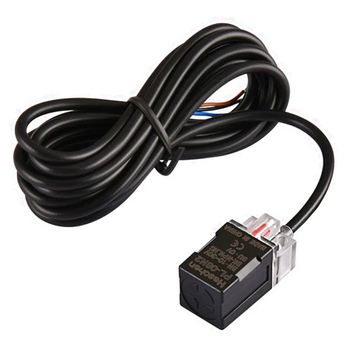 Heschen Square Inductive Proximity Sensor Switch, Non-Shield Type, PL-08N2, Detector Distance 8mm, 10-30VDC 200mA, NPN Normally Closed(NC), 3 Wire