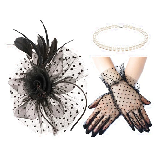 Cizoe Fascinators Hat for Women Tea Party Headband Kentucky Derby Wedding Flower Cocktail Mesh Feathers Hair Clip