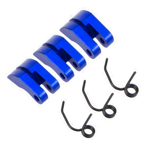 COJOYS Aluminum HSP 3 Shoe Clutch & Spring for 1/8 Scale Nitro Engine RC Model Car, Cojoys (Dark Blue)