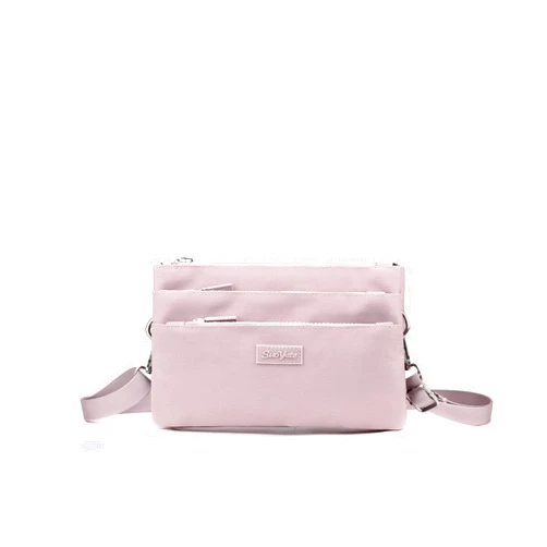 Diyukk Nylon Small Women Crossbody Bag Roomy Multiple Pockets Bag Mini Purse with Adjustable Strap