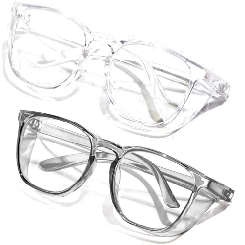 BOBLUEON Safety Glasses Anti Fog Clear Blue Light Blocking Eye Protection Nurse Goggles for Women Men
