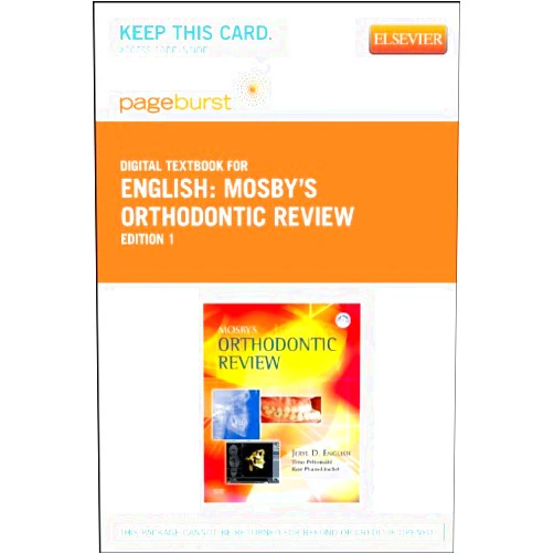 By Jeryl D. English DDS MS (Author), Timo Peltomaki DDS MS PhD (Author), Kate Litschel DDS MS (Author) & 0 more Mosby's Orthodontic Review - Elsevier eBook on VitalSource (Retail Access Card): Mosby's Orthodontic Review - Elsevier eBook on VitalSource (Retail Access Card)