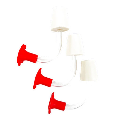 National Artcraft® RED Floral-Style Hummingbird Feeder Tubes - Make Your Own Hummingbird Feeder (Pkg/3)
