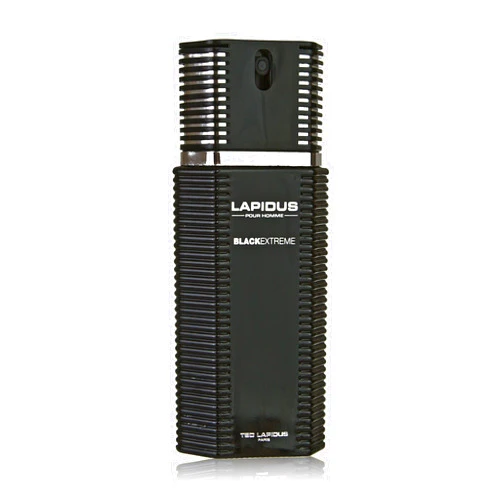 Ted Lapidus Lapidus Pour Homme Black Extreme Eau de Toilettes Spray for Men, 3.4 Fluid Ounce