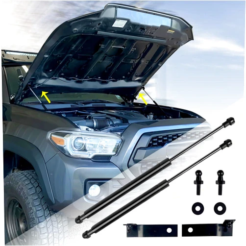 Autohua 2Pcs Front Hood Lift Supports for Toyota Tacoma 2016 2017 2018 2019 2020 2021 2022 2023 N300P OEM Replacement Bonnet Hydraulic Gas Powered Hood Lift Shocks Bar Springs Props Support Assist Kits