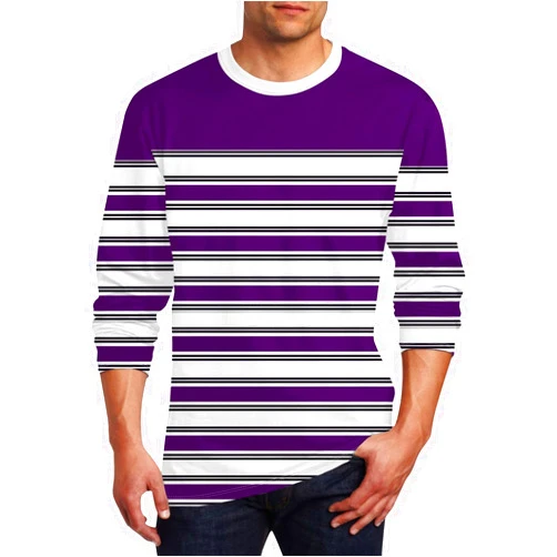 FONMA Shirts for Men Breathable Long Sleeve Printed Thermal Outdoor Athletic Tees Stylish True Comfortable Tops