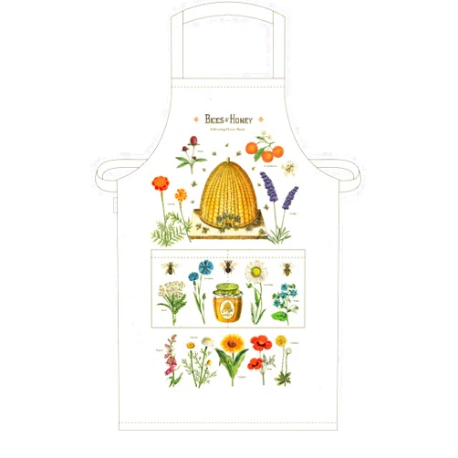 Cavallini & Co. Apron, Bees & Honey Theme (APRON/BEE)