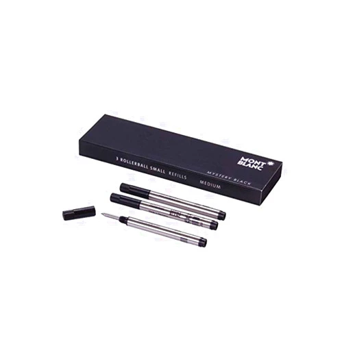MONTBLANC Mont Blanc Rollerball Refill, Small M, 3X1, Mystery Black (107323)