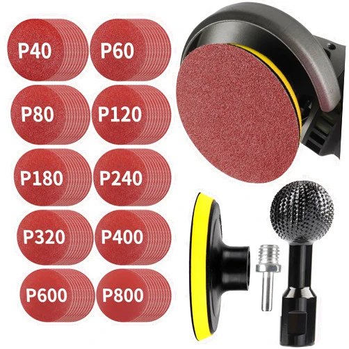 Boounyatin Angle Grinder Sanding Discs Set & Angle Grinder attachments,Wood Carving Tools