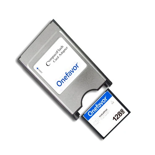 Onefavor Compact Flash 128mb 256mb 512mb CF Card 1GB 2GB 4G Memory Card for CNC IPC Numerical Control Machine PCMCIA Adapter (128MB Compact Flash to PCMCIA)
