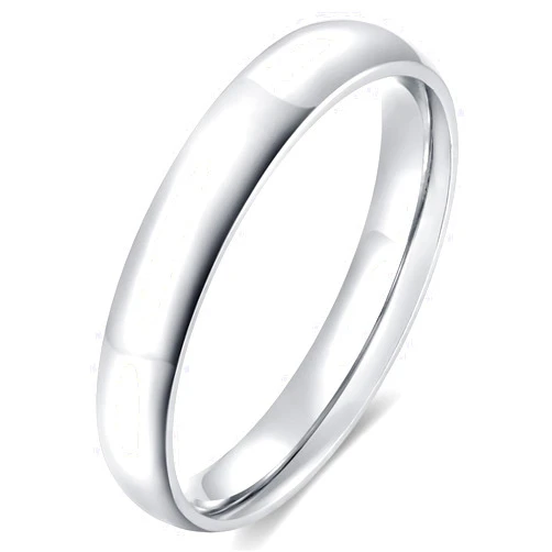 Dmond wind 4mm 6mm Stainless Steel Ring Plain Dome High Polished Wedding Band Comfort Fit Size 4-12