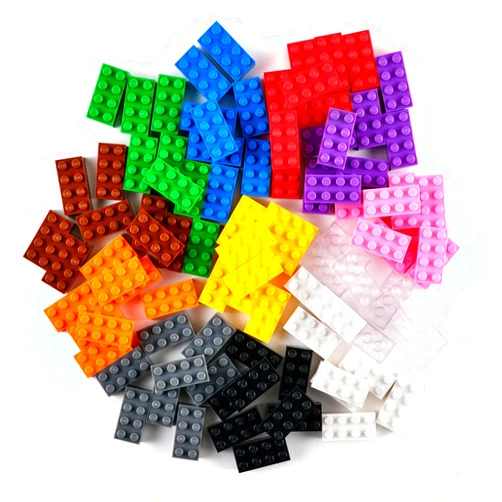 Strictly Briks Classic Bricks Starter Kit, 12 Colors, 96 Pieces, 2x4 stud, Building Creative Play Set for Ages 3 and Up, 100% Compatible with All Major Brick Brands