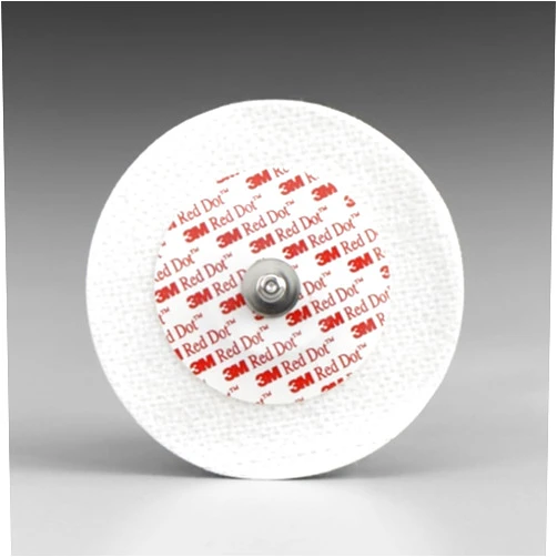 The MarbleMed Incorporated 3M-2238 Electrode EKG/ECG Red Dot Cloth Adult 6cm 50 Per Bag by 3M Part No. 2238