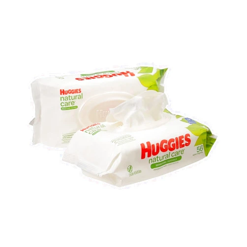 Kimberly-Clark Huggies Natural Care Fragrance Free Baby Wipes, 56 Count (Pack of 1)