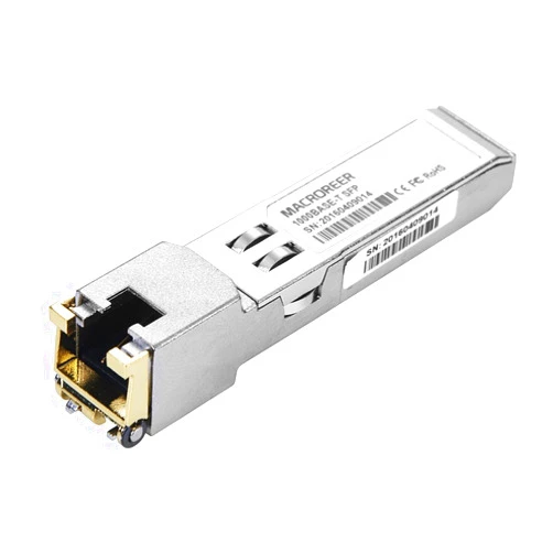 Macroreer Ubiquiti Compatible 10/100/1000BASE-T Copper SFP Transceiver RJ45 100m