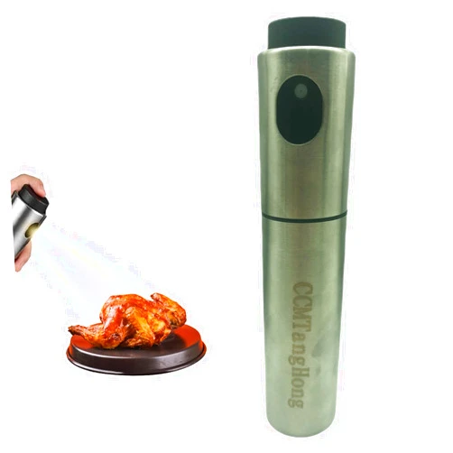 Generic CCMTangHong Stainless Steel Oil Bottle, Multi-Function Oil Bottle Cooking Oil Bottle Olive Oil Bottle For Barbecue Baking, Outdoor Picnic