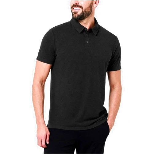 INTO THE AM Polo Shirts for Men - Soft Cotton Slim Fit Short Sleeve Collared Shirt Men S - 4XL Fitted Polos