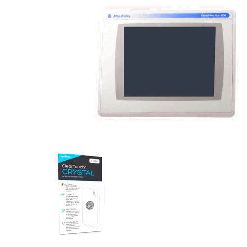 BoxWave Screen Protector Compatible With Allen Bradley PanelView Plus 6 1000 - ClearTouch Crystal (2-Pack), HD Film Skin - Shields From Scratches for Allen Bradley PanelView Plus 6 1000