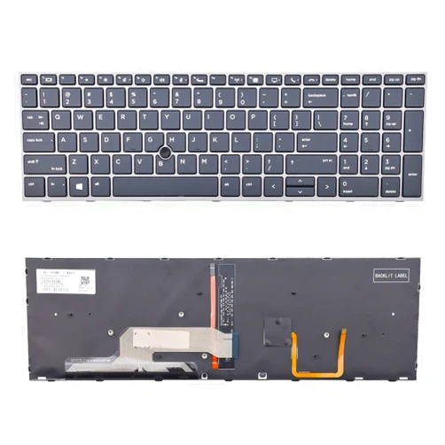 SUNMALL Replacement Keyboard with Backlit Compatible with HP ZBOOK 15 G5, 15 G6, ZBOOK 17 G5, 17 G6 (Doe Not Fit for Zbook 15U G5 Series) L12765-001 L28407-001 L29635-001