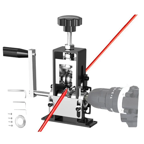 MIUPWULA Manual Wire Stripping Machine Gauge Wire 0.06-1 inches,Scrapping Copper Wire Peeler Machine,Drill Powered Hand Crank Wire Stripper Tool for Scrap Copper Recycling