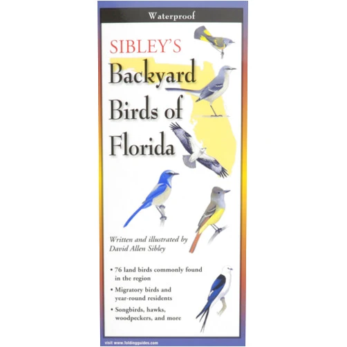 David Sibley Sibley's Backyard Birds of Florida: Folding Guide (Foldingguides)